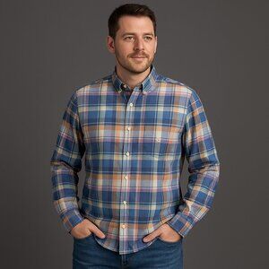 CHAPS Ralph Lauren Multicolor Plaid Men's Shirt EUC